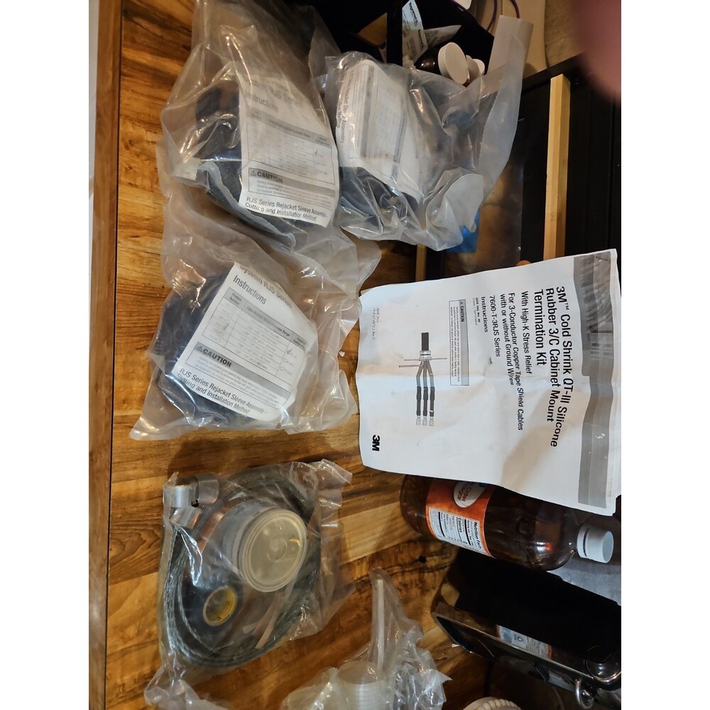 New 3M Splice Kit Cold Shrink QT-III Termination 1/C 5KV